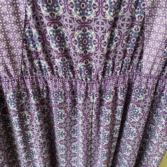 Lane Bryant, Purple Long Spring Dress with slits, Size 22/24 - Picture 6 of 10